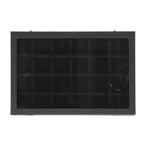 BESPORTBLE Transparent Jewelry Box with Lid Dustproof Storage Case for Rings Earrings Necklaces Fashionable Display Organizer for Home Dressing Table and