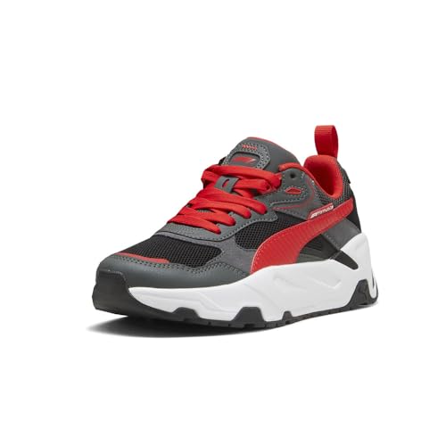 PUMA Kids Boys F1 Trinity Lace Up Sneakers Shoes Casual - Grey - Size 5 M2