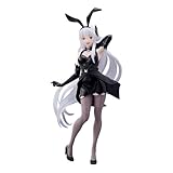 Huawealthy Echidna Figura de anime de postura de pie Re:0, modelo de conejita, estatua de niña de 21 cm, adornos de PVC, colección de escritorio, regalo para fans