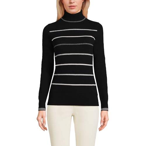 Image of Lands' End Women's Cashmere Turtleneck Sweater