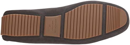 Aquatalia Men's Brandon Suede Driving Style Loafer, Dark Charcoal, 7.5 M US | Image 3