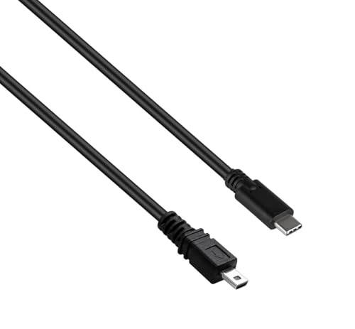 USB Photo Transfer Charging Cable, USB-C to UC-E6, UC-E16, UC-E17 Interface Cable Compatible with Nikon SLR D3300 D5300 D7200, Coolpix S6500 S6300 S3500 Cameras for Computer, PC, Smartphone（1.5m）