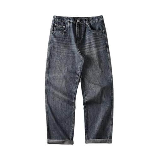 Autumn/Winter Jeans Men's Street Hip Hop Loose Straight Drop Vintage Wide Leg Pants