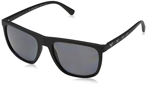 Emporio Armani Sunglasses Black Frame, Grey-Black Lenses, 57Mm #TOP9
