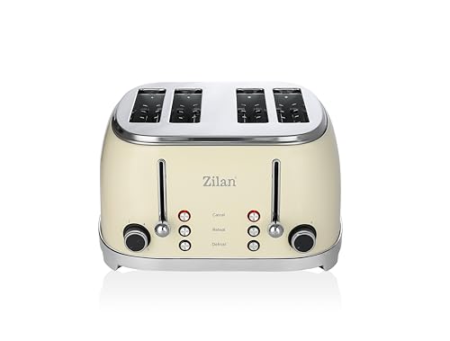 Retro Toaster 4 Scheiben Nostalgie Toastautomat...