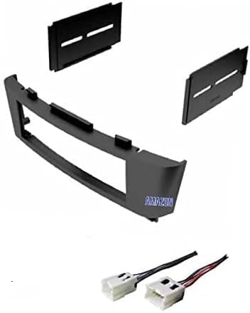 Car Stereo Dash Kit and Wire Harness for Installing a New Radio for 2000 2001 2002 2003 2004 2005 2006 Nissan Sentra