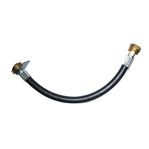 Boutté Lyre souple NF butane-propane écrou 20 x 150 longueur 70 cm