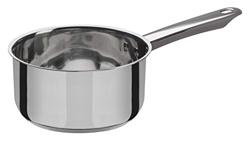 GSW Stahlwaren GmbH - Cazo de Acero Inoxidable, Color Plateado/Claro, 16 x 8,5 cm, 1.6 L Cover