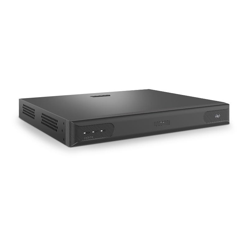NVR102-16C-16P, 16 Channel 2-SATA H.265 Network Video Recorder, 16-Port PoE | 4K | 1U | 8TB