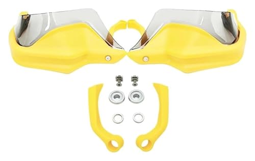 Protège-mains moto complet pour BMW R 1200 GS ADV LC R1250GS jaune et gris