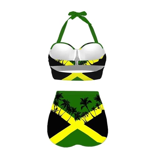 Yewattles Womens Bikini Two Piece Swimsuits Tummy Control Bathing Suits High Waisted Bikini Swimwear4