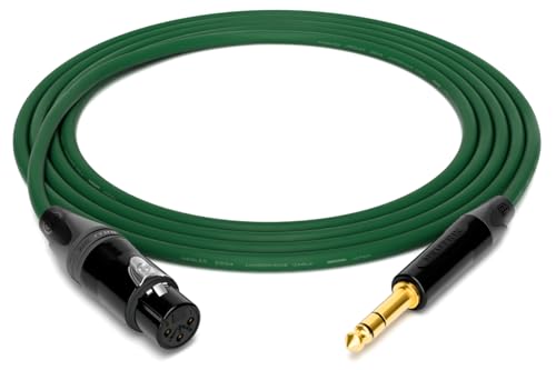 Câble symétrique Mogami 2534 haut de gamme avec connecteurs Neutrik Gold pour studio