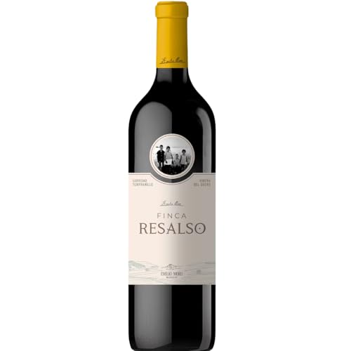 Emilio Moro - Vino Tinto Finca Resalso 2024 | Ribera del Duero | 100% Tempranillo joven | Notas de mora, arándano y grosella | Equilibrado y redondo | Fermentado en acero inoxidable | 1 Botella 75cl