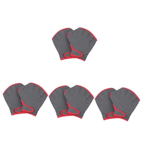 Toddmomy 4 Pares De Luvas De Natação Com Dedos Palmados Em Nylon Em Relevo