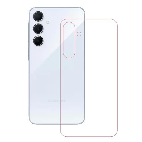 Image of Tempered Glass Screen Protector Compatible for Samsung Galaxy A56 5G | Front And Back Screen Guard With camera lens protector 3in1