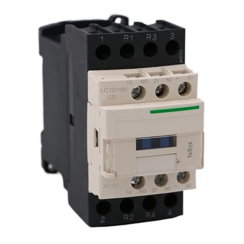 Contacteur CC LC1D188CD 32A résout vos pannes de bobine 36V avec 2NO+2NC