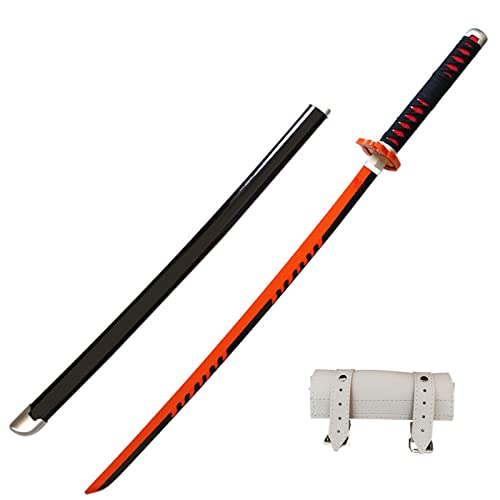MOMAMOM Anime Katana Demon Slayer Cosplay Objets De Collection, Katana Japonais Sword Knife Weapon, Anime Ninja Toys, Festive Party Decorative Prop, Lame De Bambou F Cover