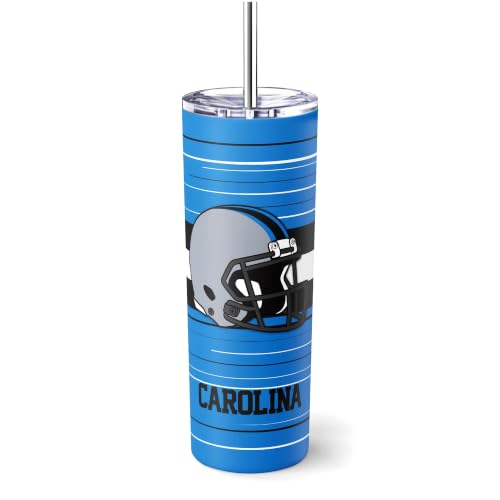 Image of Carolina Tumbler 20oz Travel Mug Custom Name and Number Gifts