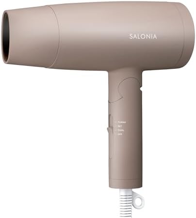 SALONIA サロニア スピーディーイオン ドライヤー 大風量 速乾 軽量 マイナスイオン ヘアドライヤー SL-013ABE ベージュ【Amazon.co.jp限定】
