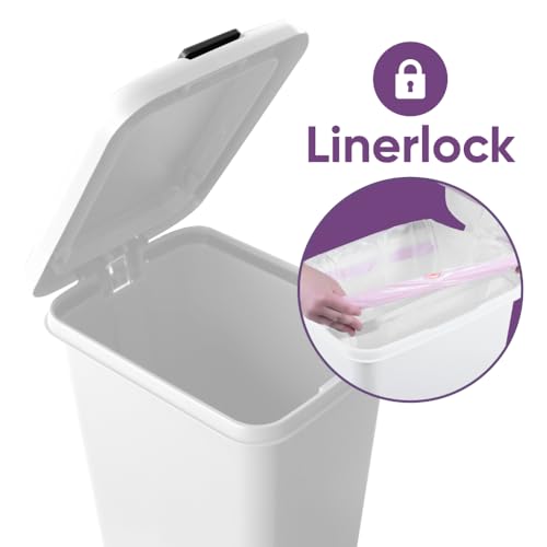 Caneca de basura Superio 6.5L rectangular blanca miniatura 7