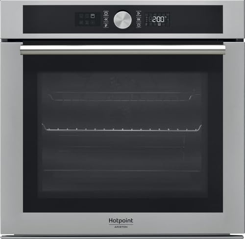 Four encastrable pyrolyse Hotpoint Ariston FI4854PIXHA - Four pyrolyse Inox - multifonction - Chaleur tournante ou pulsée - 71 litres - Porte froide (4 vitres) - Classe...