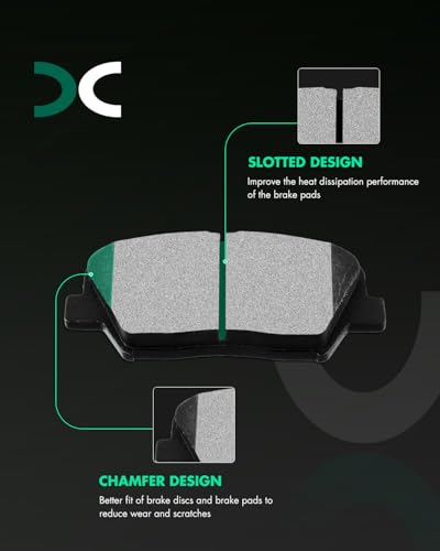 Image of SCITOO Ceramic Brake Pads, 4pcs Front Brake Pads Brakes Kit for Kia Sorento