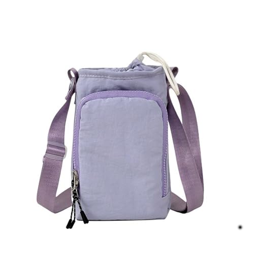 Water Bottle Holder with Shoulder Strap Water Bottle Carriers Slings Bag with Phone Pocket Crossbody Bag Unisex