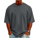 T Shirt Drole, Moche Manches Courtes Fete des Peres Col Rond Polyester Vetement É é Fashion Repassage Respirant Randonnée Ete Tshirt Travail Homme, T Shirt Oversize Homme, 3XL