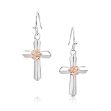 Montana Silversmiths Western Lifestyle Cross Earrings (Bountiful Blessings)