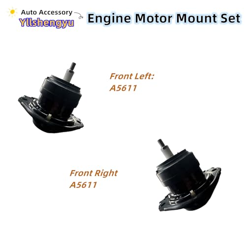 image for Yllshengyu 3pcs Engine Motor & Transmission Mount Kit - Compatible