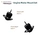 Yllshengyu 3Pcs Engine Motor & Transmission Mount Kit - Compatible with 2011-2022 Durango / Grand Cherokee 3.6L 5.7L 6.4L RWD - Replaces A5611 A5488 3280 3297 5038548AB 5038548AC 52124675AF