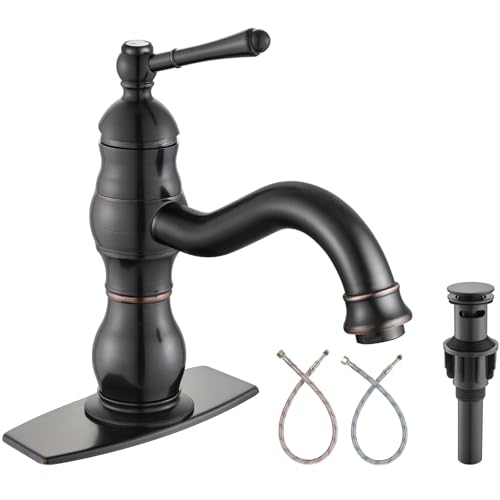 Heyalan Oil Rubbed Bronze Sink Faucet