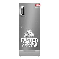 Bosch 207 L, 3 star, Direct-Cool Single Door Refrigerator | 18 Hrs Cooling Retention | 2.5X Faster Cooling | Spacious Multi Box | XL Dry Storage | SuperFreeze (2026 model, CST20S23VI, Fine Steel)