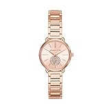 Michael Kors Damen Analog Quarz Uhr mit Edelstahl Armband MK3839