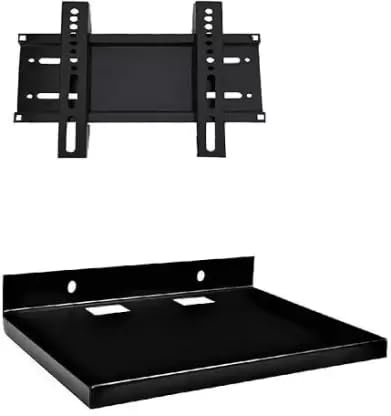 1 Combo 32'' LED TV Wall Mount with Set Box Stand for All Brand Fixed TV Mount