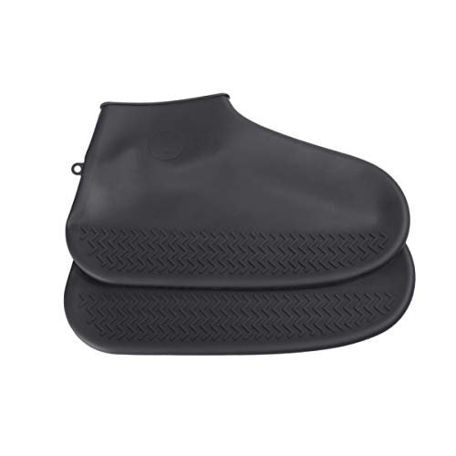 1 par de capa de silicone impermeável reutilizável para sapatos com formigas, capa de chuva para sap