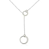 Personalized Necklaces Infinity Lariat Necklace Sterling Silver Infinity Pendant Infinity Necklace Eternity Necklace