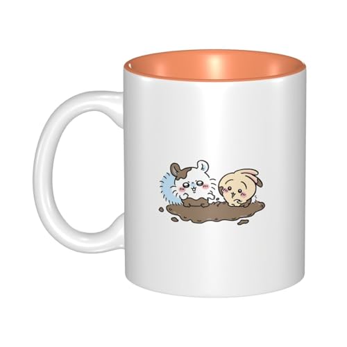 マグカップ ちいかわ コーヒーカップ 陶磁器 ミルクコップ おしゃれ 持ちやすい 耐熱 耐冷 人気 かわいい プレゼント 母の日 記念日 電子レンジ対応 330ml