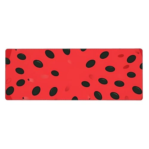 Tapis de souris grand format pastèque 80x30cm pour bloquer les glissements