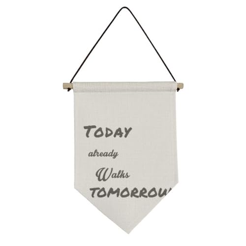 Drapeau sur toile Poetry Today pour un bureau inspire et moderne
