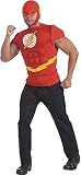 Rubie's Costume Co The Flash Muscle Chest Top mit Maske - Rot - Standard