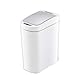 JOMSK Kosz kuchenny 7L automatyczny inteligentny indukcyjny wodoodporny kosz na śmieci sypialnia kuchnia kosz na śmieci do higienicznego utylizacji odpadów (kolor: Biały, rozmiar: 7L)