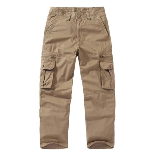 Pantalon fonctionnel décontracté avec poches de rangement zippées pour homme actif