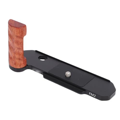 Empuñadura L para cámara FM2 que evita fatiga en las manos gracias a su diseño ergonómico