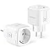 Produktbild DFGOTOP WLAN Smart Steckdose Kompatibel mit Alexa Google Home, Mini Intelligente Plug WiFi Steckdosen Ferngesteuert durch Kostenlose App oder Ihre Stimme 16A 3000W
