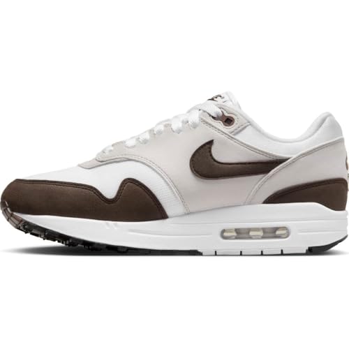 Nike Nike Womens Air Max 1 Fitness Running & Training Shoes White 7.5 Medium (B,M)