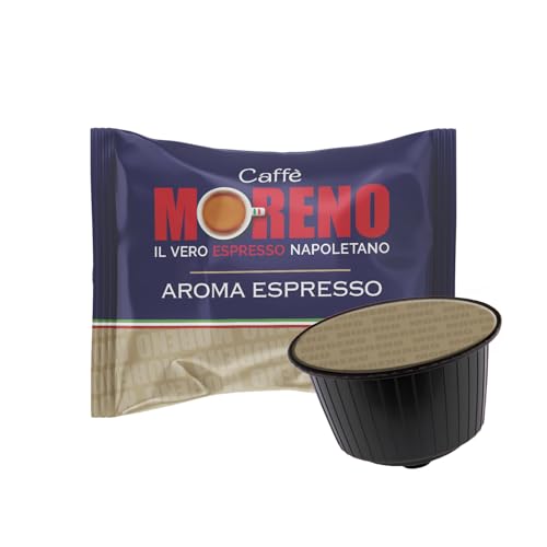 [DISCLAIMER] Nescafé, Dolce Gusto e Nescafé Dolce Gusto sono marchi registrati di Société des Produits Nestlé S.A. Caffè Moreno Srl non è affiliata o collegata con Société des Produits Nestlé S.A. Le capsule Caffè Moreno sono compatibili con macchine da caffè domestiche simili a quelle Nescafé Dolce Gusto