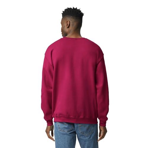 Image of Gildan Men's Cotton Spandex Polyester Blend Crew Neck Sweatshirt
