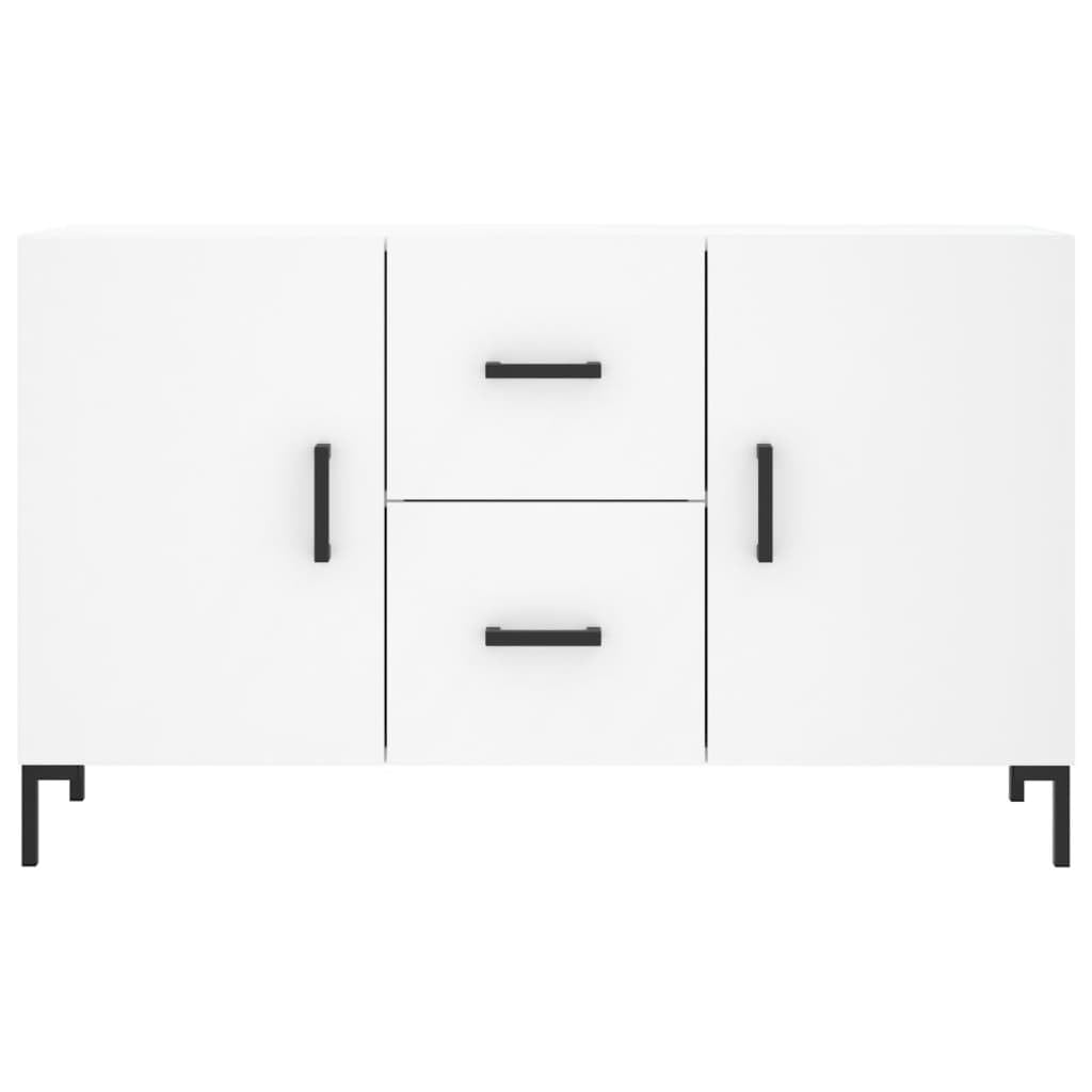 ShGaxin Kredens biały 100 x 36 x 60 cm materiał drewnopochodny, komoda do sypialni, komody i kredensy, szafka do salonu, komoda, komoda do przedpokoju, meble pokojowe - 828172
