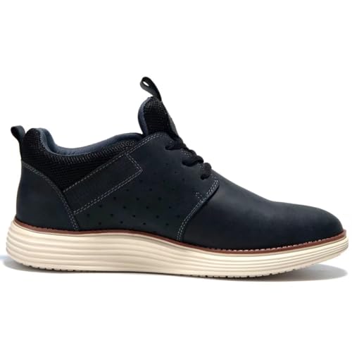 Image of Arkbird Casual Sneakers, Breathable Lace-Up Leather Walking Shoes Comfortable Fashion Sneakers for Men Daily Work
